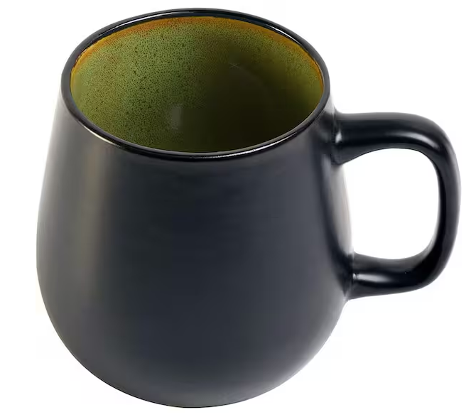 4 Piece 20 oz. Stoneware Beverage Mug Set in Assorted Colors