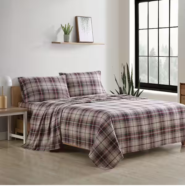 Graphic Flannel Sheet Set