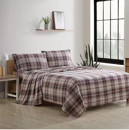 Graphic Flannel Sheet Set