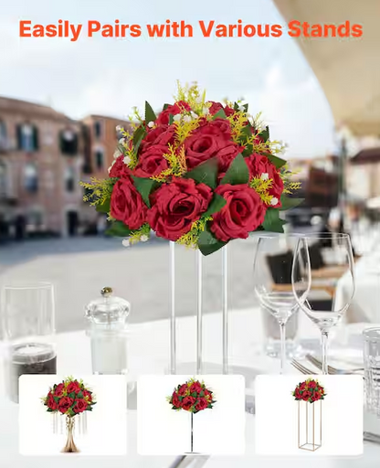 10 PCS Red Rose Flower Balls