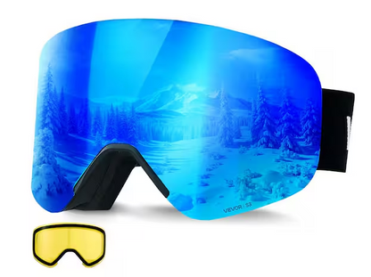 Magnetic Cylindrical Ski Goggles
