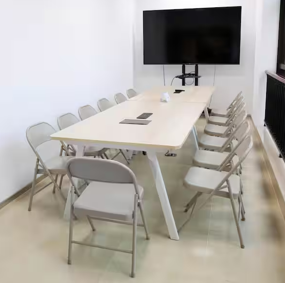 Steel Folding Chair-Beige