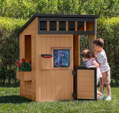 Caraway Cottage Outdoor Cedar Wood Playhouse