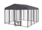 Outdoor Large Dog Kennel Pet Playpen with Rotating Feeding Door