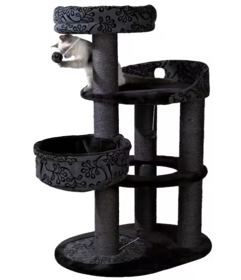 Filippo Cat Tree Black/Gray