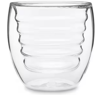 8 oz. Double Wall Beverage Glasses and Tumblers (Set of 4)