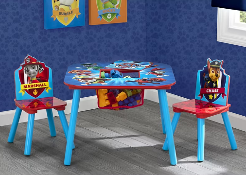 Nickelodeon PAW Patrol 3-Pc. Table and Chair Set with Storage