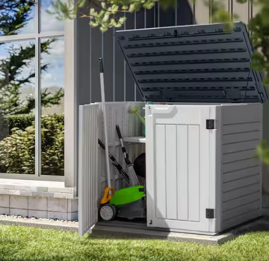 205 Gal. Horizontal Resin Storage Deck Box