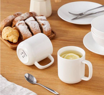16 oz. Ivory White Porcelain Mugs (Set of 4)