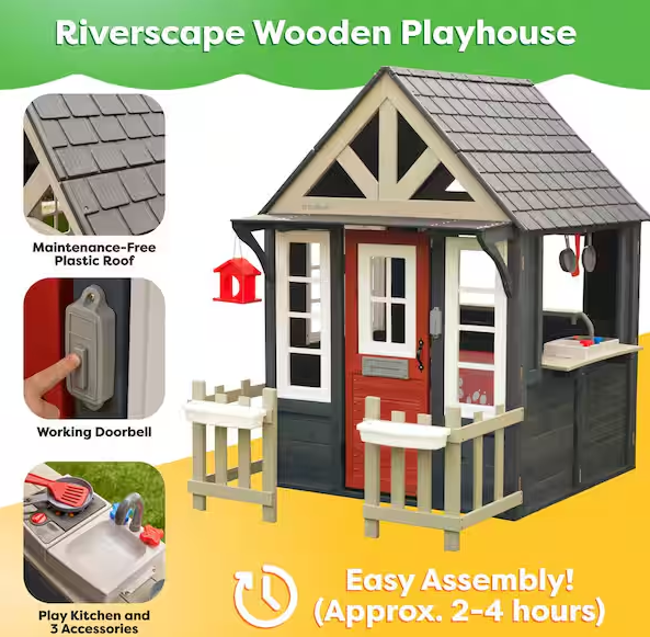 Riverscape Outdoor Wooden Playhouse
