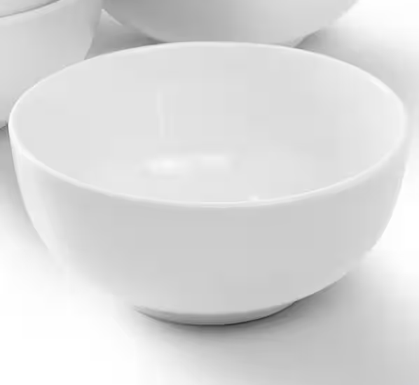 22 fl. oz. White Porcelain Bowl Set of 12