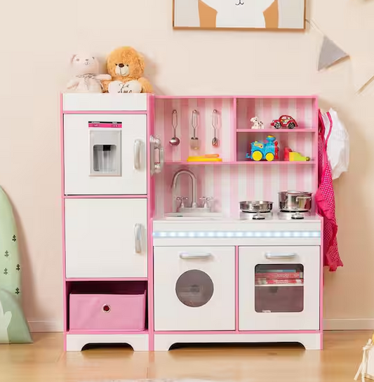 Kids Kitchen Playset Wooden Toy