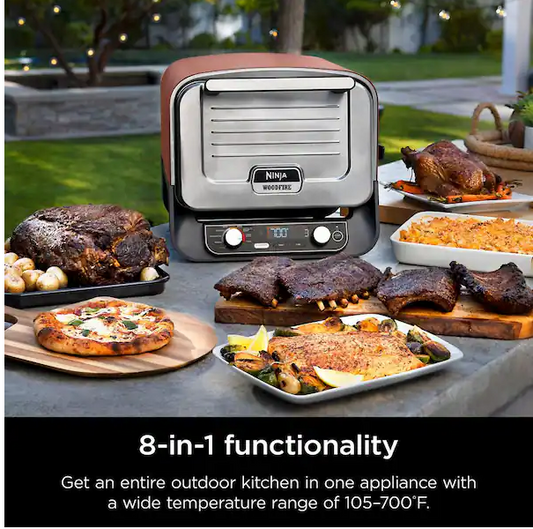 Woodfire Pizza Oven, 8-in-1 Oven for Outdoor Kitchen