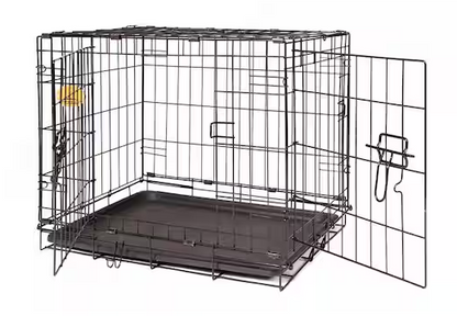 24 in. x 17 in. x 19 in. Small Wire Dog Crate