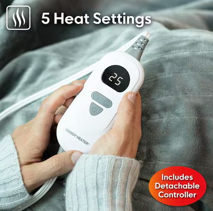 Heated Throw Blanket with 5 Heat Settings