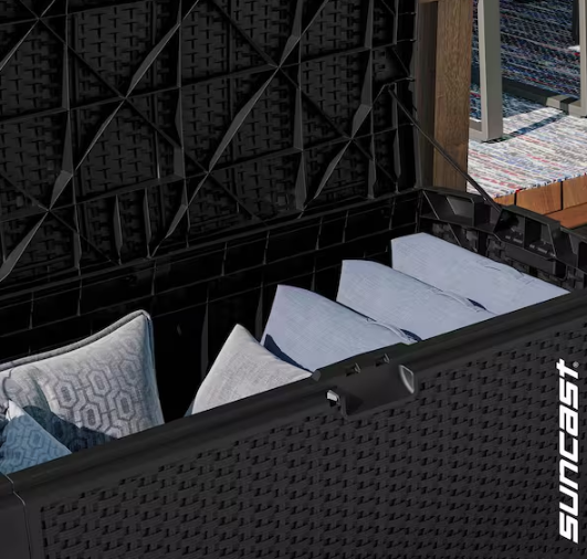 99 Gal. Weather Resistant Plastic Resin Deck Box