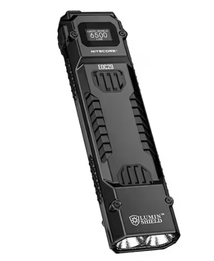 6500 Lumens Flat Shape USB-C LED Rechargeable Flashlight