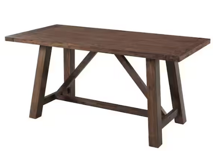 6-Piece Dining Table Set with 4 Side Chairs and Bench