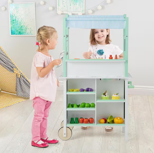 Double-Sided Pretend Play Kitchen
