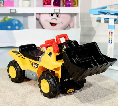 Kids Toy Excavator Digger Toddler Ride On Truck Scooter