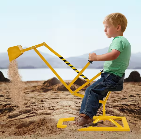 Sand Digger for Kids w/2-Handed Controls