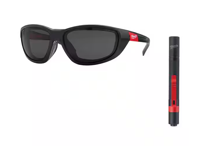 Polarized Safety Glasses with Tinted Fog-Free Lenses