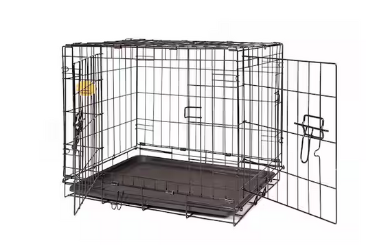 30 in. x 19 in. x 23 in. Wire Dog Crate - Small