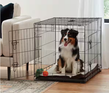 Medium Black Collapsable Pet Crate