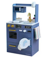 Little Chef Lake Tahoe Blue Wooden Play Kitchen