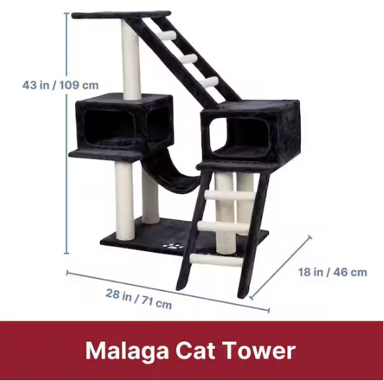 Gray Malaga Cat Playground