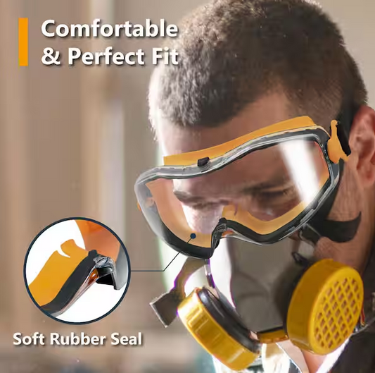 Scratch and Impact Resistant Safety Glasses for Woodworking