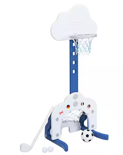 3-in-1 Basketball Hoop Set Stand