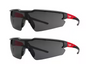 Safety Glasses with Tinted Anti-Scratch Lenses (2-Pack)