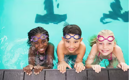 Multi-Color Fish Fun Swim Goggles (3-Pack)