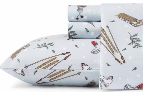 Graphic Flannel Sheet Set