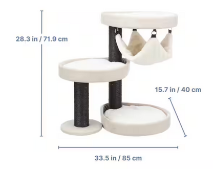 Cat Tower with Hammock