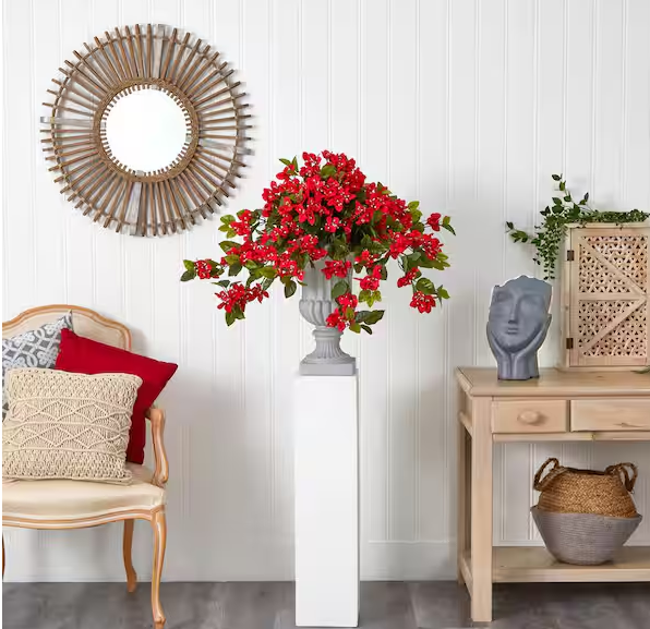 Artificial Bougainvillea with Urn UV Resistant
