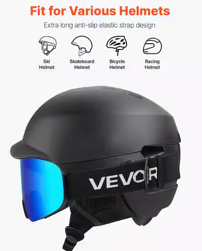 Magnetic Cylindrical Ski Goggles