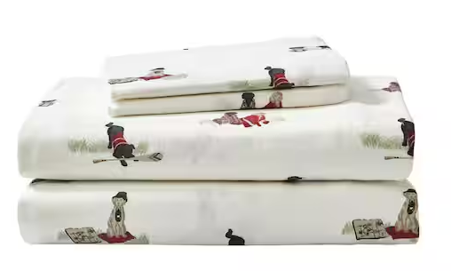 Graphic Flannel Sheet Set