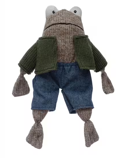 Multicolor Cotton Frog in Shirt and Shorts