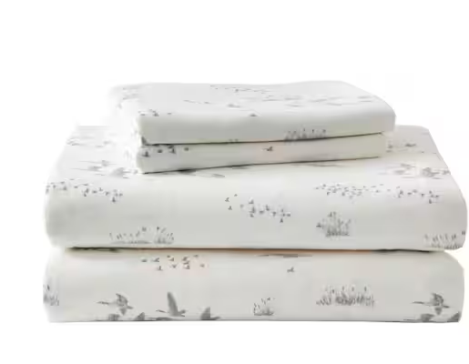 Graphic Flannel Sheet Set