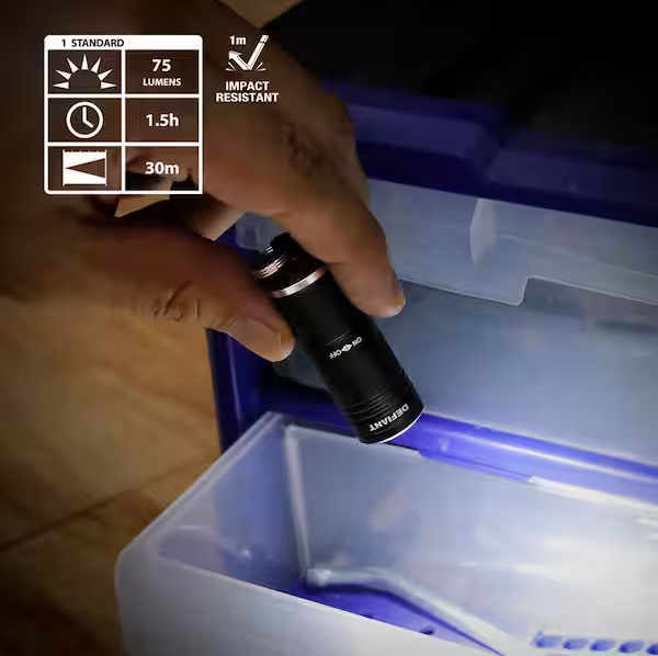 75 Lumens Ultra Compact Rechargeable Keychain Light