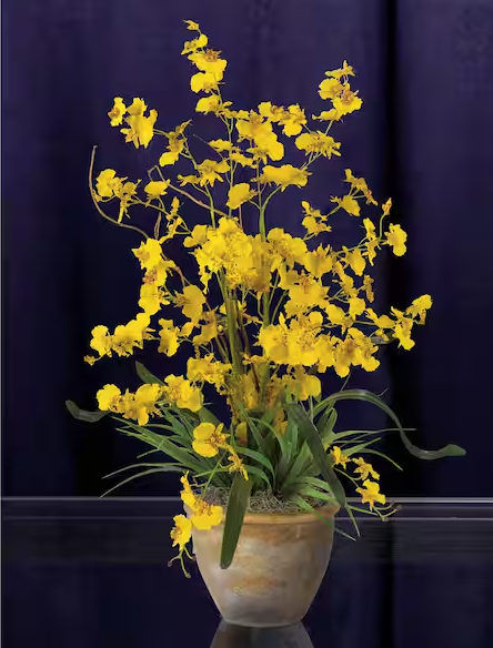 26 in. Artificial Dancing Lady Silk Orchid Flower