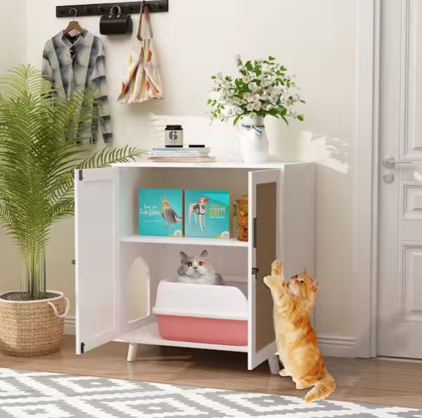 Modern Cat Litter Box Enclosure