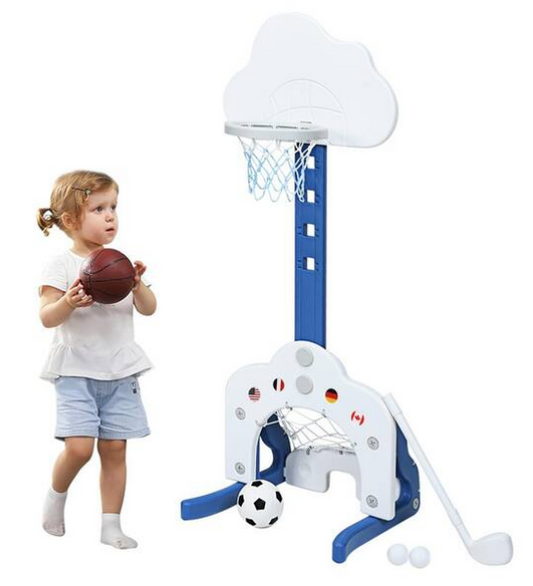 3-in-1 Basketball Hoop Set Stand