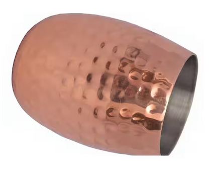 16 oz. Double Wall Hammered Copper Tumbler (4-Pack)