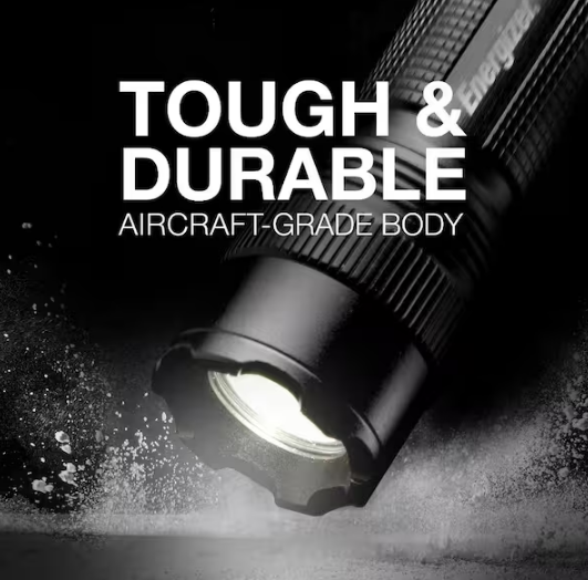 TAC 300 LED Tactical Metal Flashlight, 300 Lumens