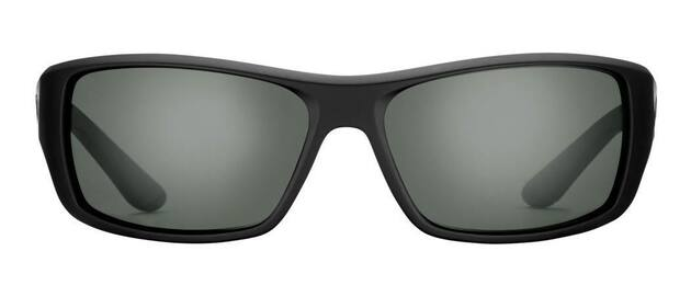 Triton Polarized Sunglasses Matte Black Frame with Smoke Lens