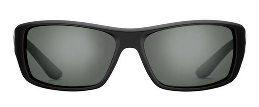 Triton Polarized Sunglasses Matte Black Frame with Smoke Lens