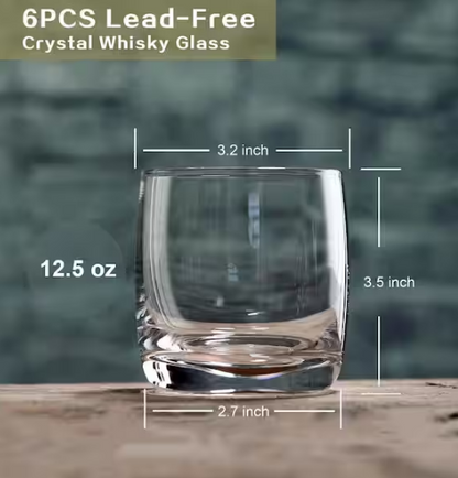 12.5 oz. Drinking Transparent Rocks Glasses